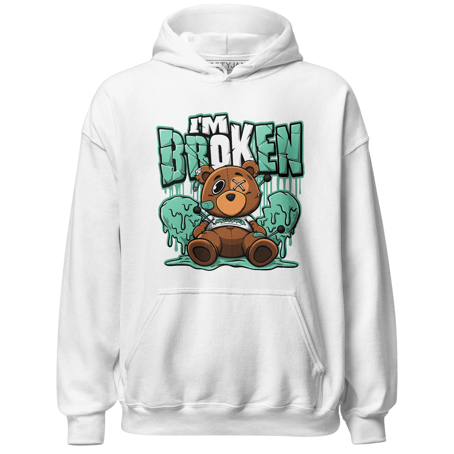 High OG Green Glow 1s Hoodie Match Im Broken BER - NastyJamz