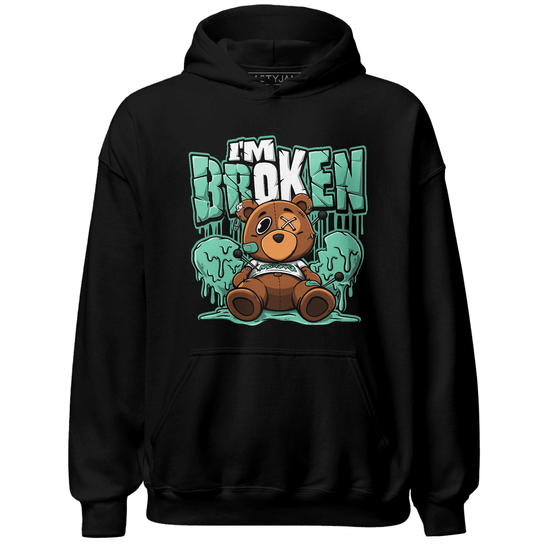 High OG Green Glow 1s Hoodie Match Im Broken BER - NastyJamz