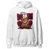 High White Team Red 1s Hoodie Match Im Broken BER - NastyJamz