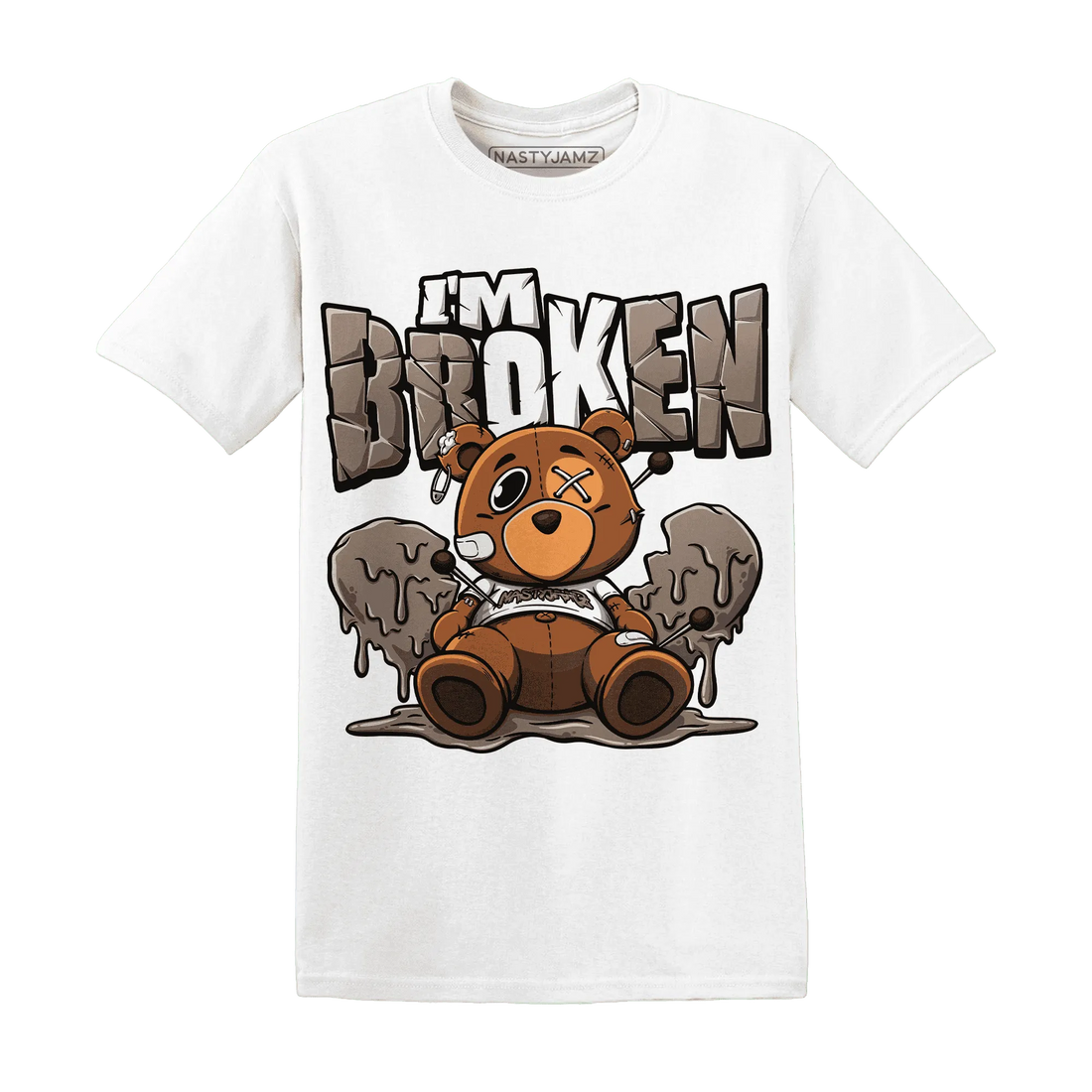 NastyJamz-Low-Mocha-1s-T-Shirt-Match-Im-Broken-BER