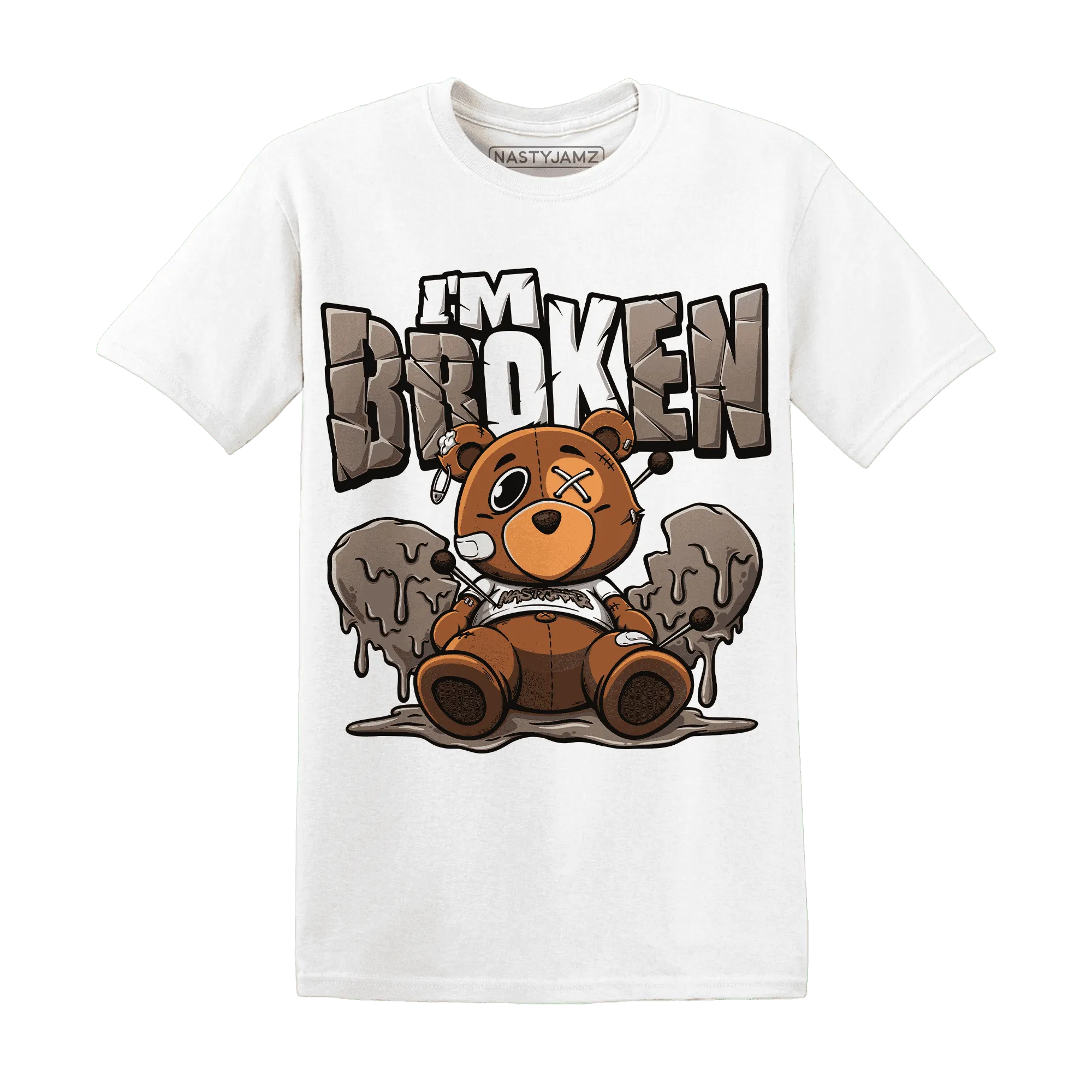 NastyJamz-Low-Mocha-1s-T-Shirt-Match-Im-Broken-BER