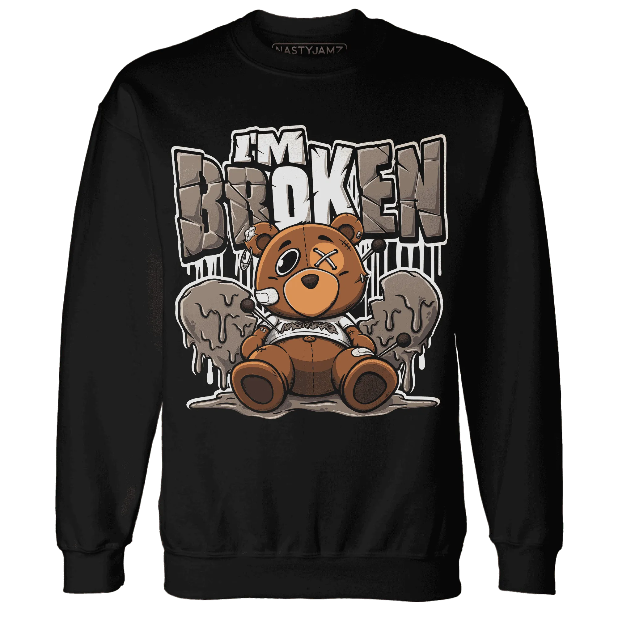 NastyJamz-Low-Mocha-1s-Sweatshirt-Match-Im-Broken-BER