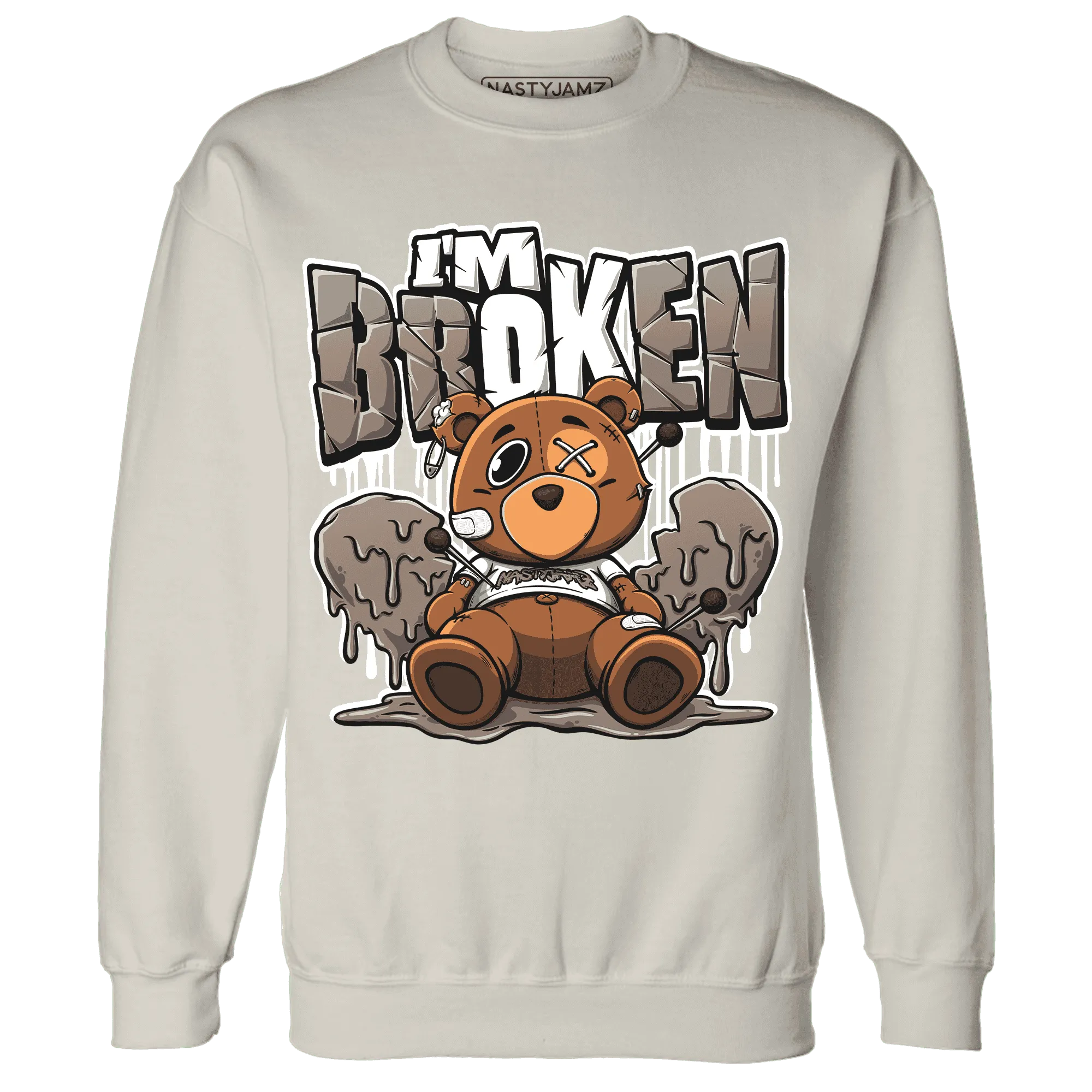 NastyJamz-Low-Mocha-1s-Sweatshirt-Match-Im-Broken-BER