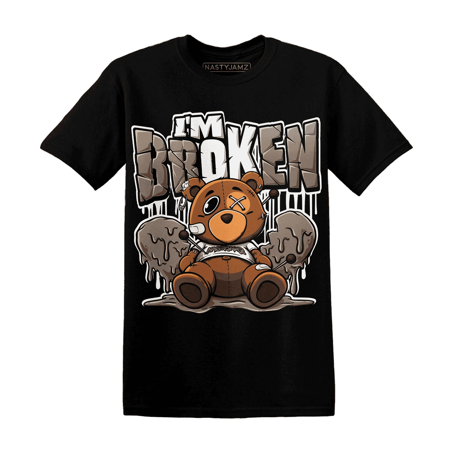 NastyJamz-Low-Mocha-1s-T-Shirt-Match-Im-Broken-BER