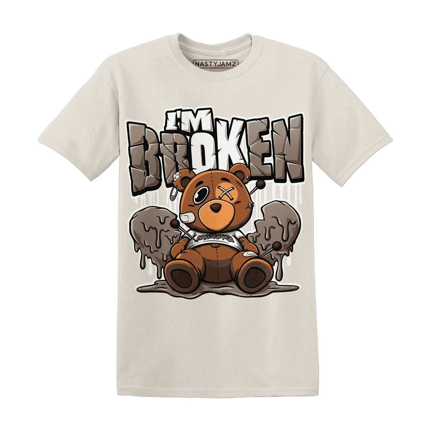 NastyJamz-Low-Mocha-1s-T-Shirt-Match-Im-Broken-BER