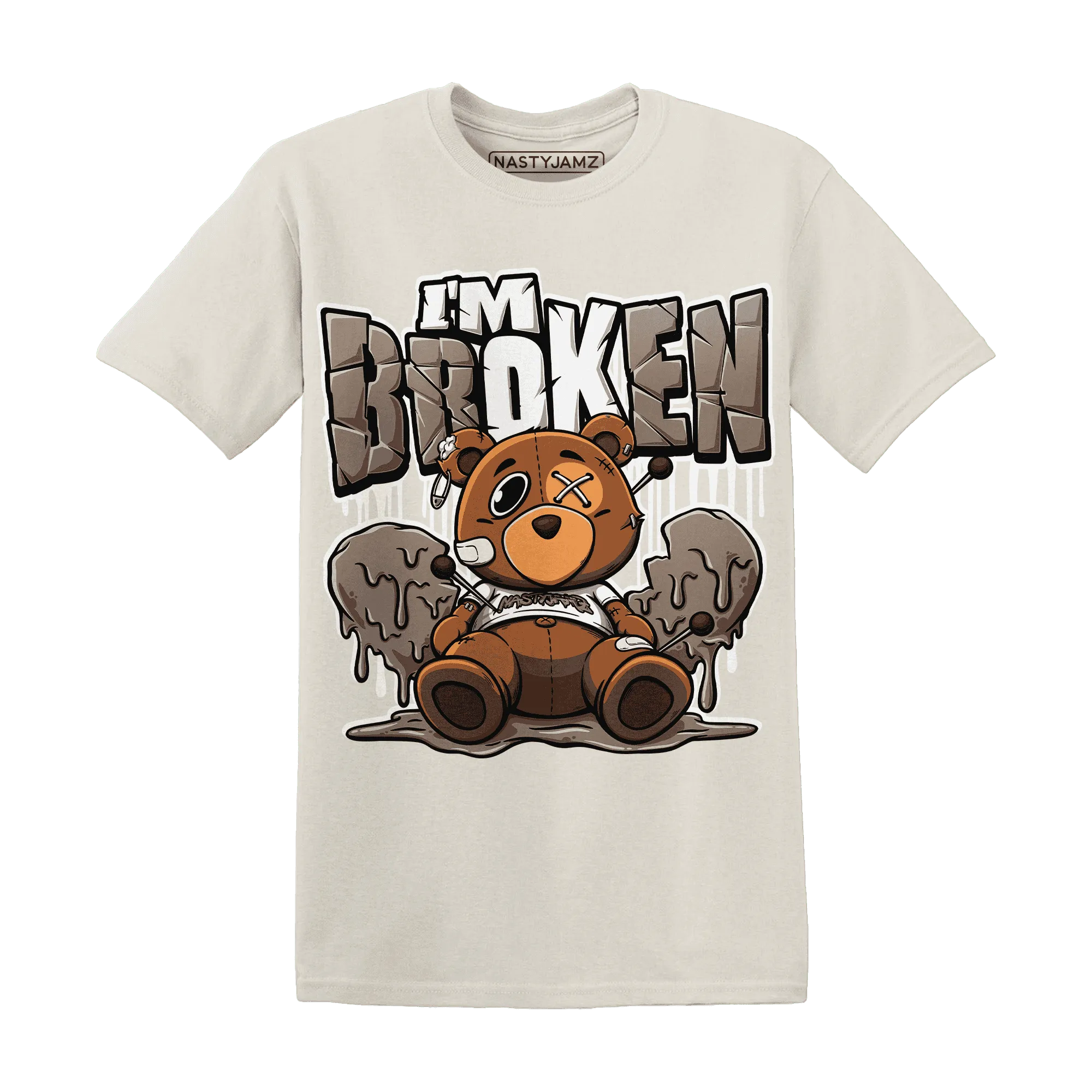 NastyJamz-Low-Mocha-1s-T-Shirt-Match-Im-Broken-BER