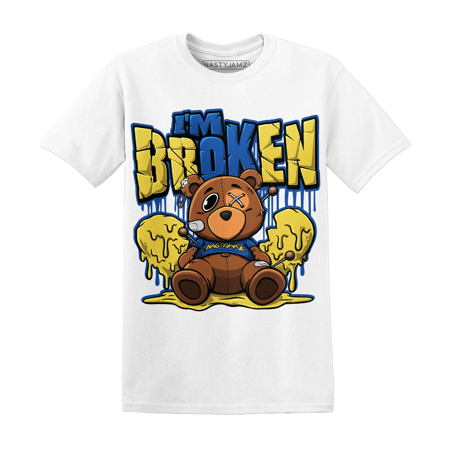 Low OG Canary TVSC 1s T Shirt Match Im Broken BER - NastyJamz