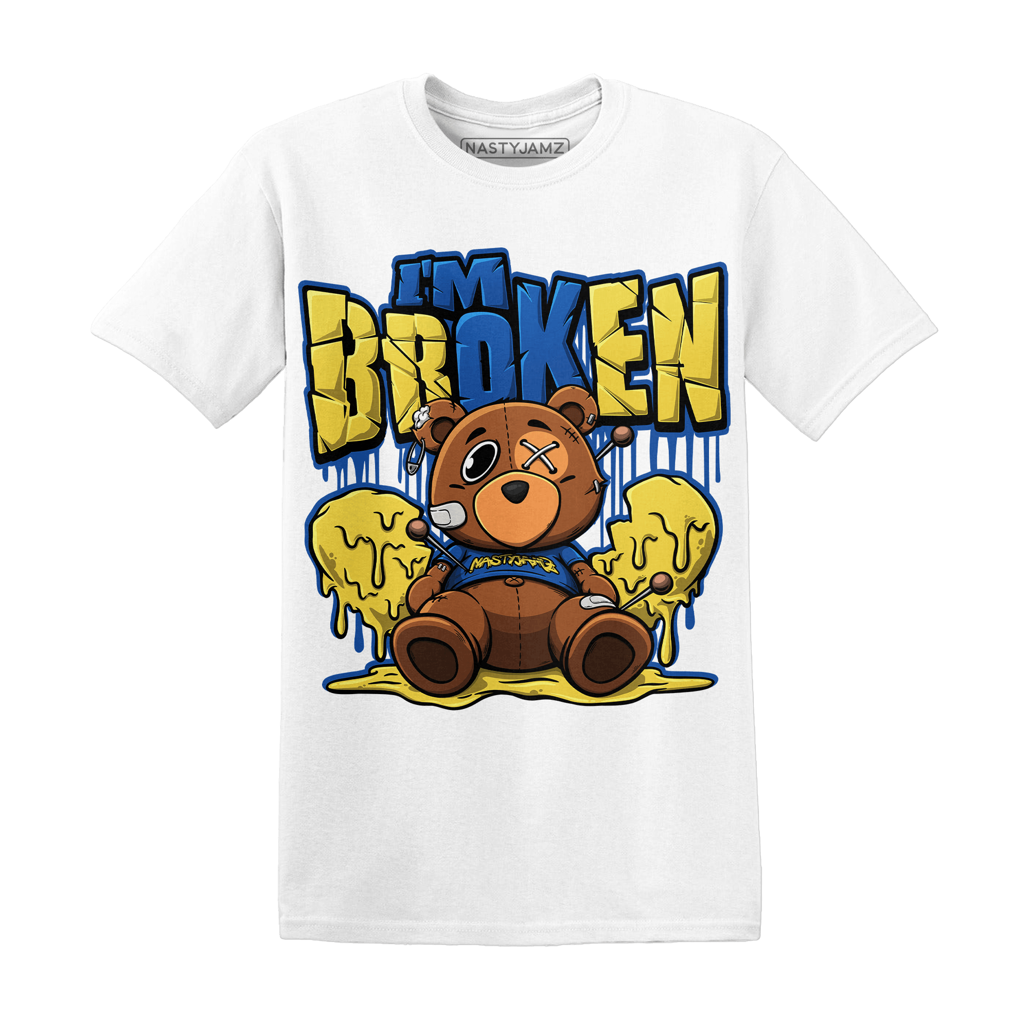 Low OG Canary TVSC 1s T Shirt Match Im Broken BER - NastyJamz