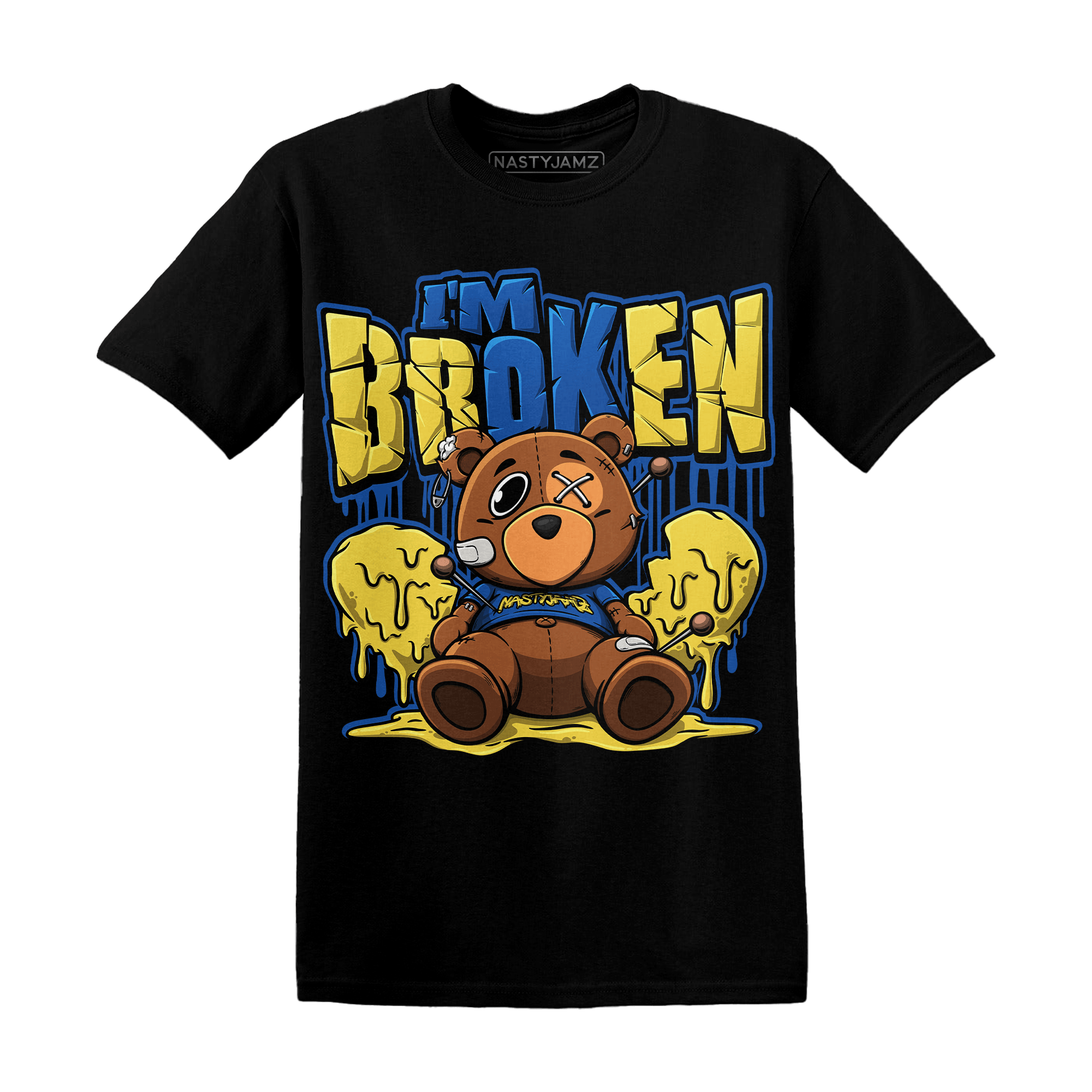 Low OG Canary TVSC 1s T Shirt Match Im Broken BER - NastyJamz