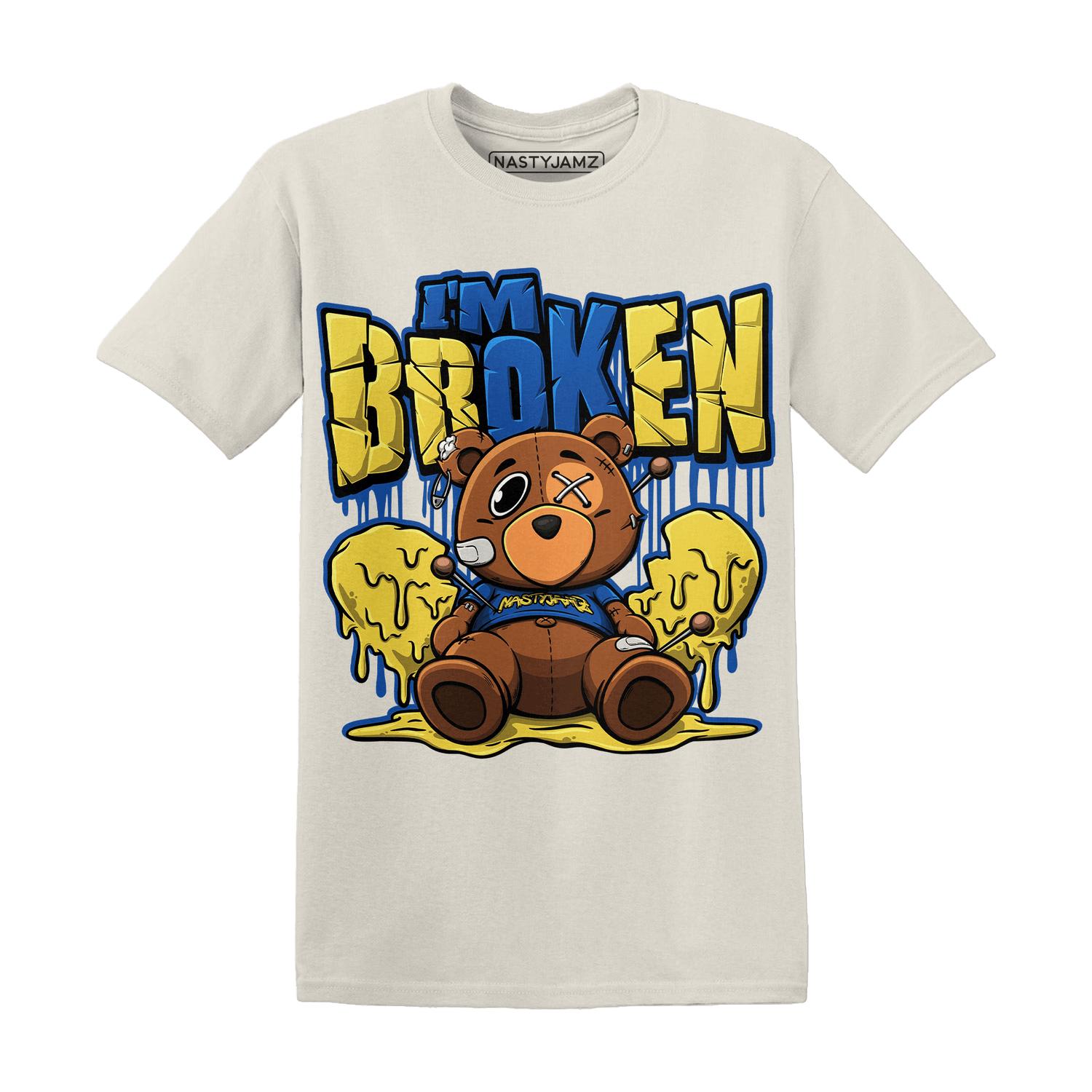 Low OG Canary TVSC 1s T Shirt Match Im Broken BER - NastyJamz