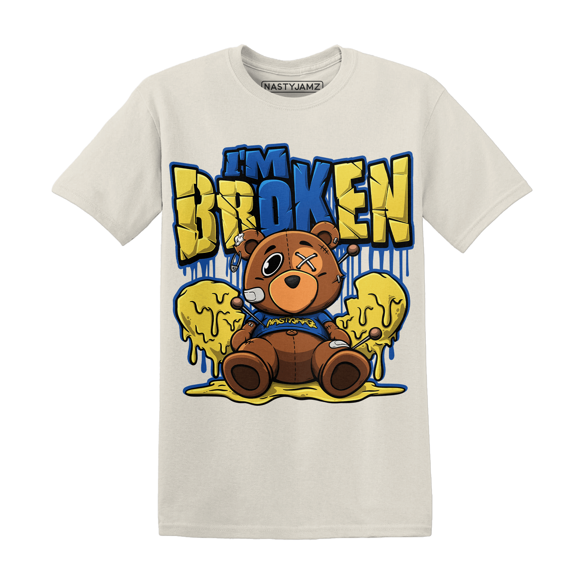 Low OG Canary TVSC 1s T Shirt Match Im Broken BER - NastyJamz