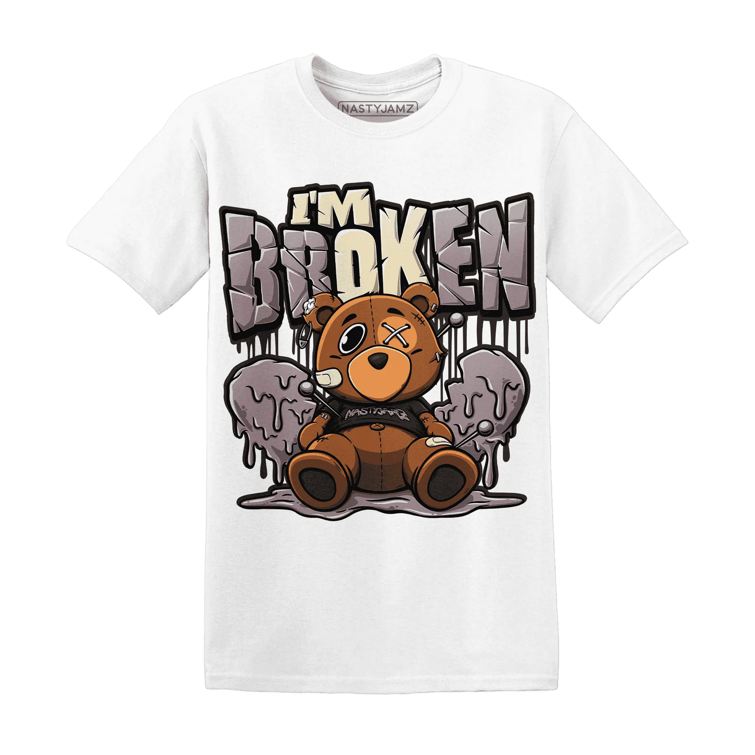 NastyJamz-Black-Violet-Ore-3s-T-Shirt-Match-Im-Broken-BER