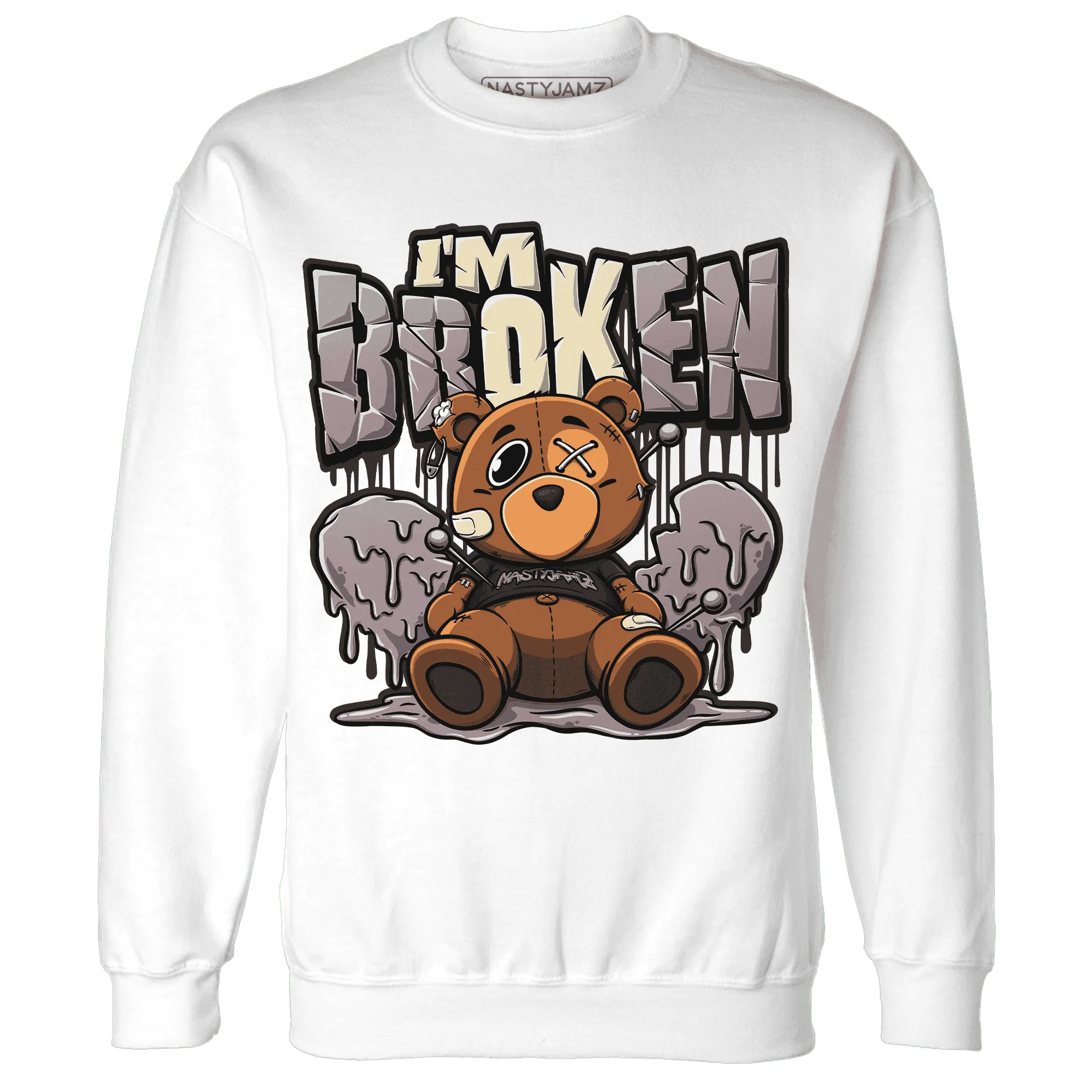 NastyJamz-Black-Violet-Ore-3s-Sweatshirt-Match-Im-Broken-BER