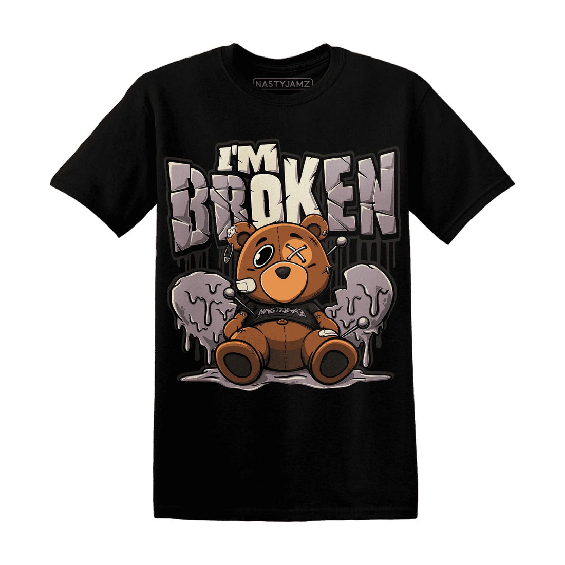NastyJamz-Black-Violet-Ore-3s-T-Shirt-Match-Im-Broken-BER