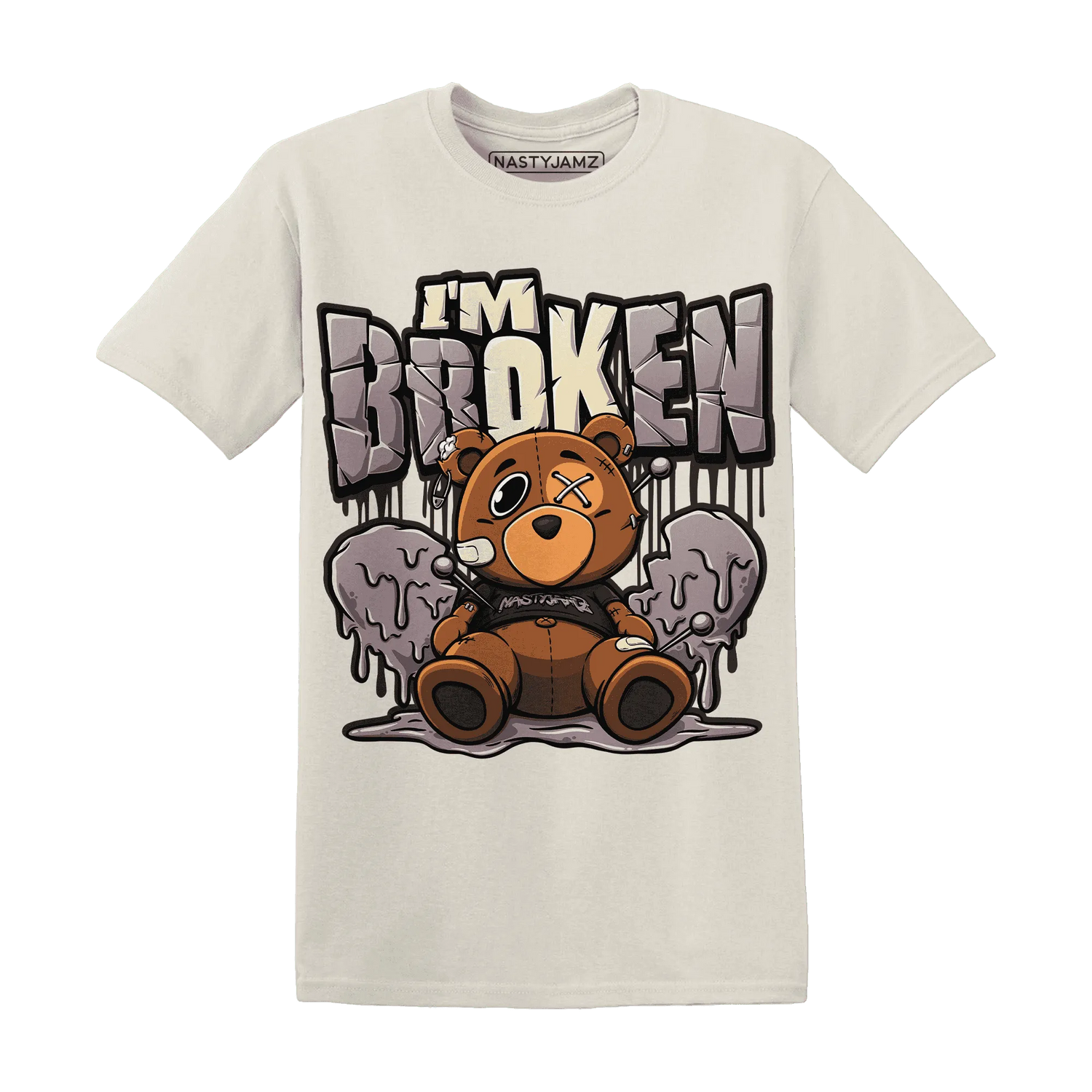 NastyJamz-Black-Violet-Ore-3s-T-Shirt-Match-Im-Broken-BER