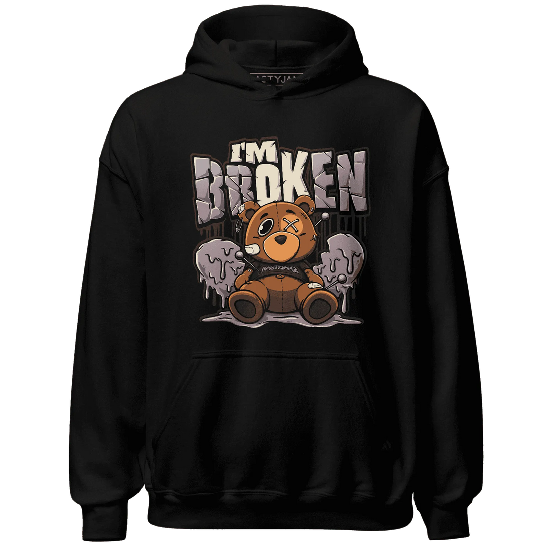 NastyJamz-Black-Violet-Ore-3s-Hoodie-Match-Im-Broken-BER