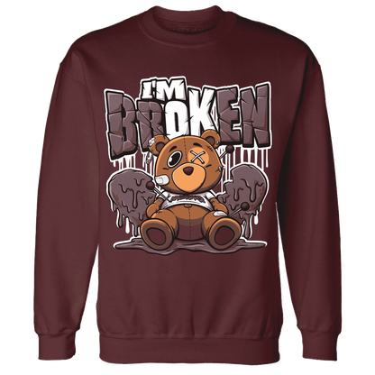 NastyJamz-Burgundy-Crush-3s-Sweatshirt-Match-Im-Broken-BER