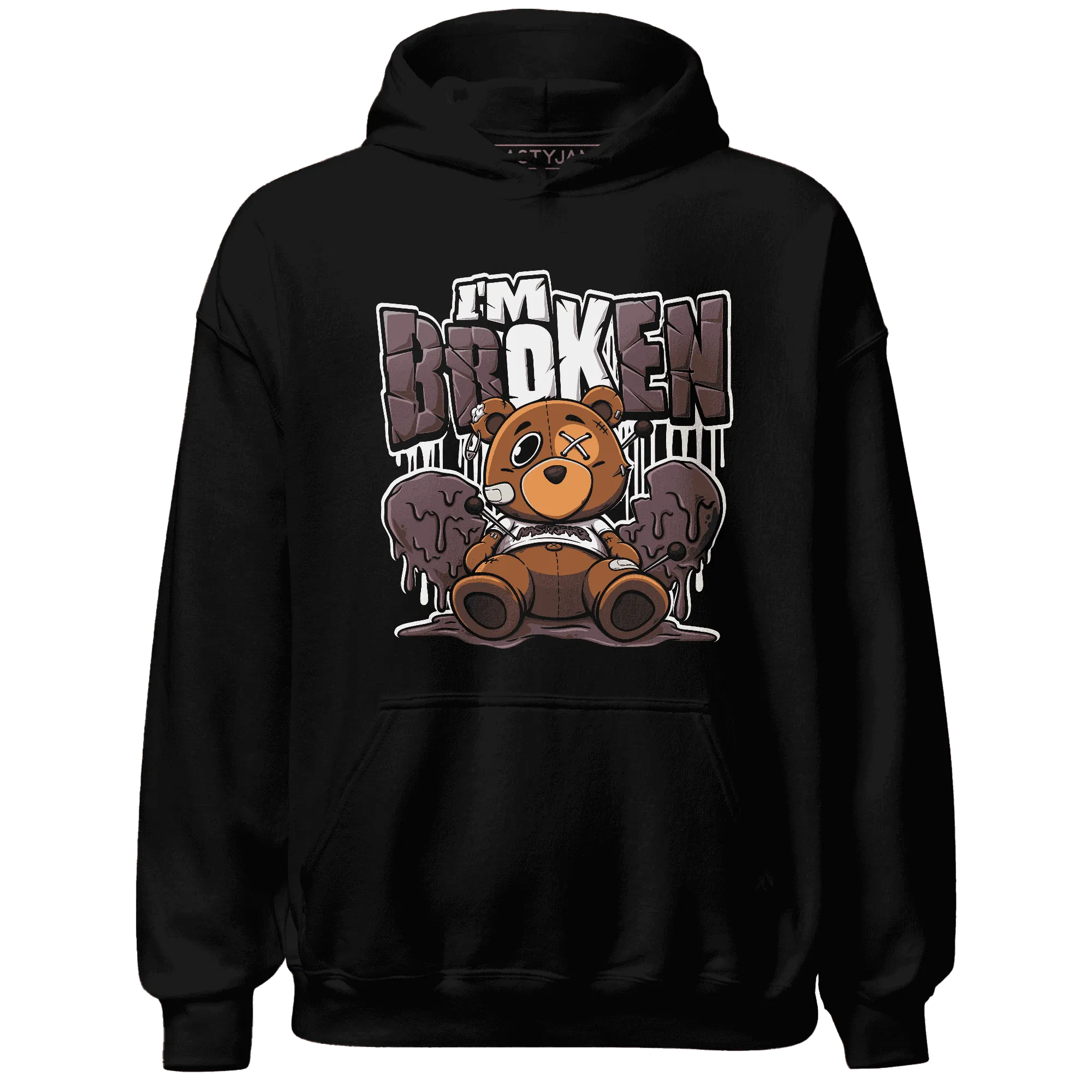 NastyJamz-Burgundy-Crush-3s-Hoodie-Match-Im-Broken-BER