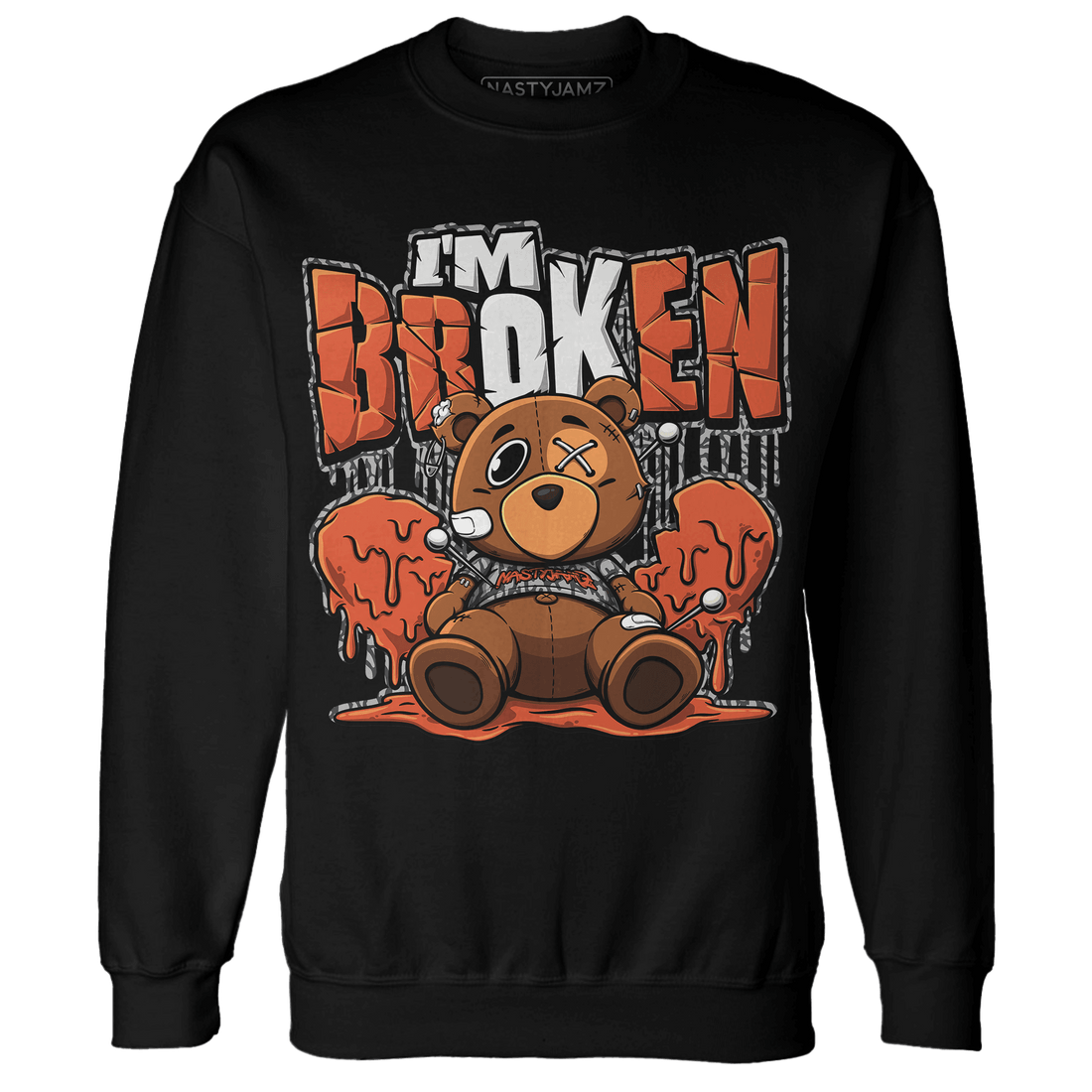 Georgia Peach 3s Sweatshirt Match Im Broken BER - NastyJamz