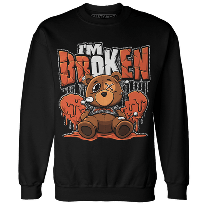 Georgia Peach 3s Sweatshirt Match Im Broken BER - NastyJamz