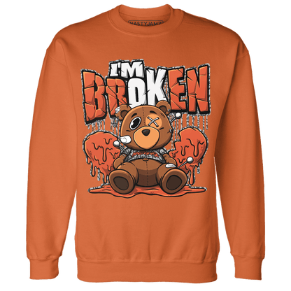 Georgia Peach 3s Sweatshirt Match Im Broken BER - NastyJamz