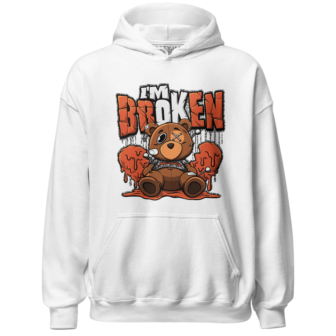 Georgia Peach 3s Hoodie Match Im Broken BER - NastyJamz