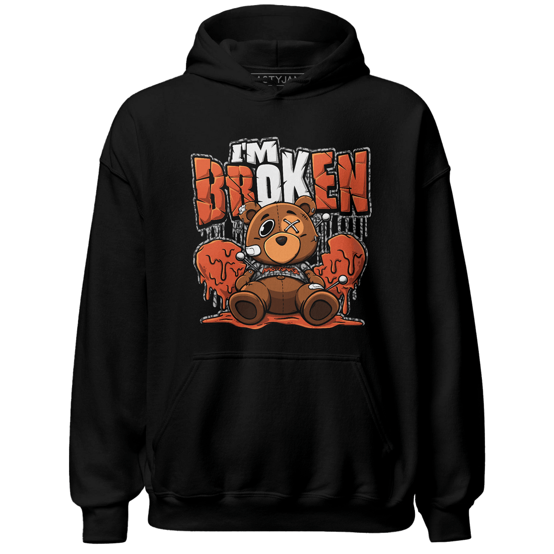Georgia Peach 3s Hoodie Match Im Broken BER - NastyJamz