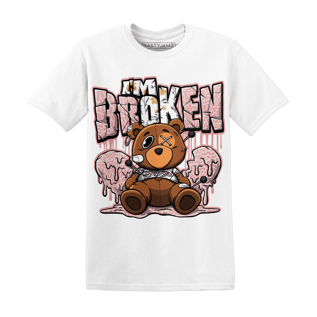 Red Stardust 3s T Shirt Im Broken BER - NastyJamz
