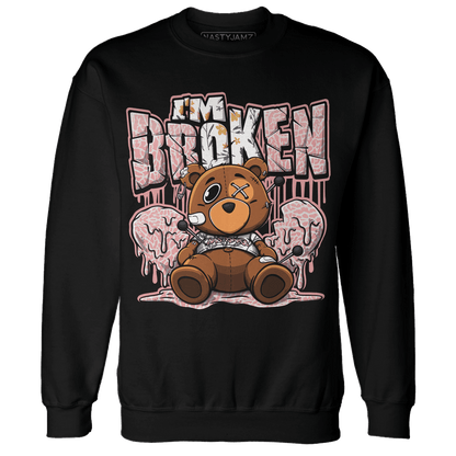 Red Stardust 3s Sweatshirt Match Im Broken BER - NastyJamz