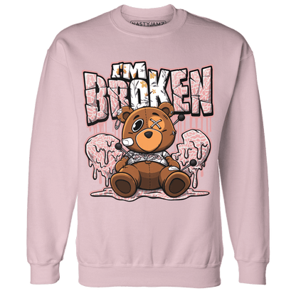 Red Stardust 3s Sweatshirt Match Im Broken BER - NastyJamz