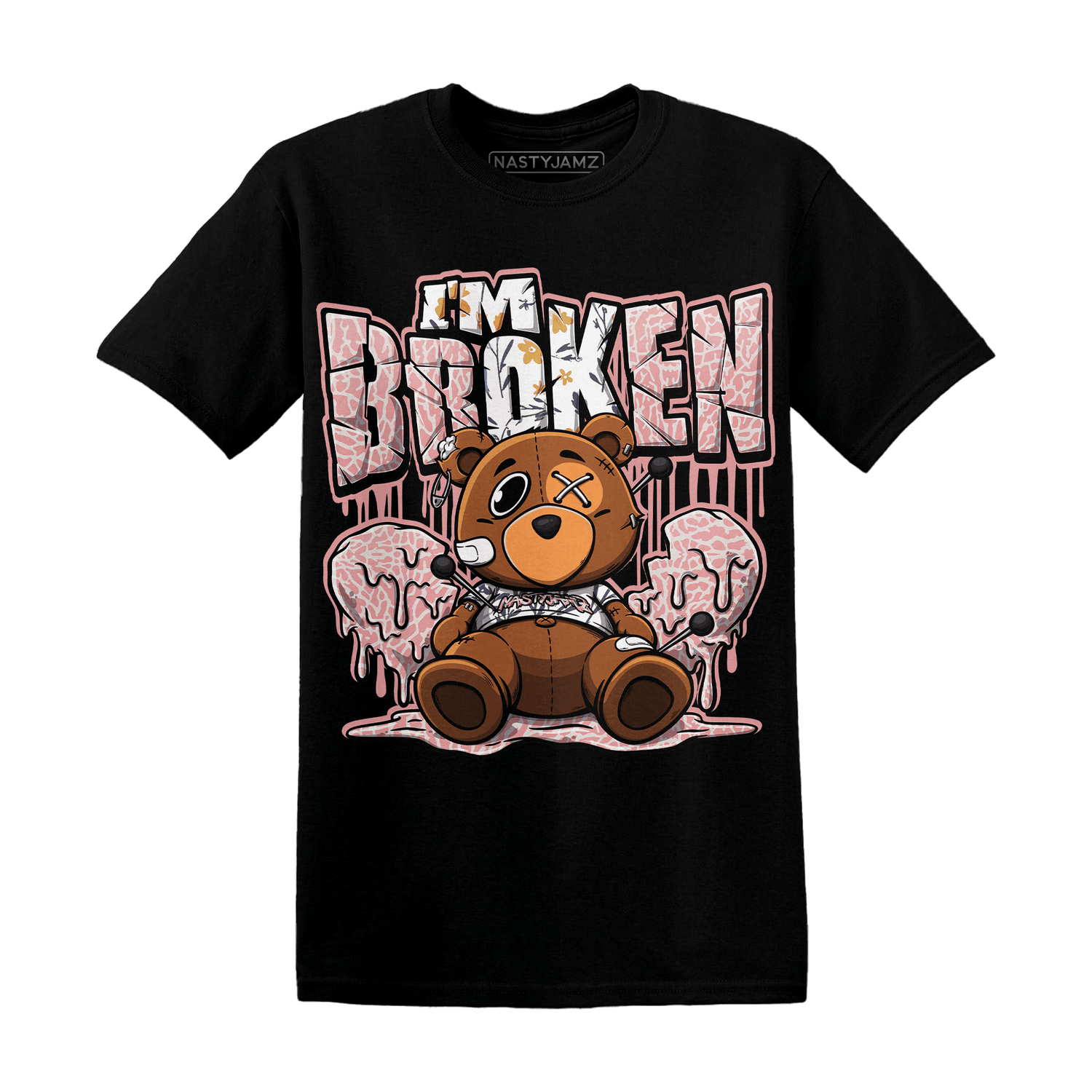 Red Stardust 3s T Shirt Im Broken BER - NastyJamz