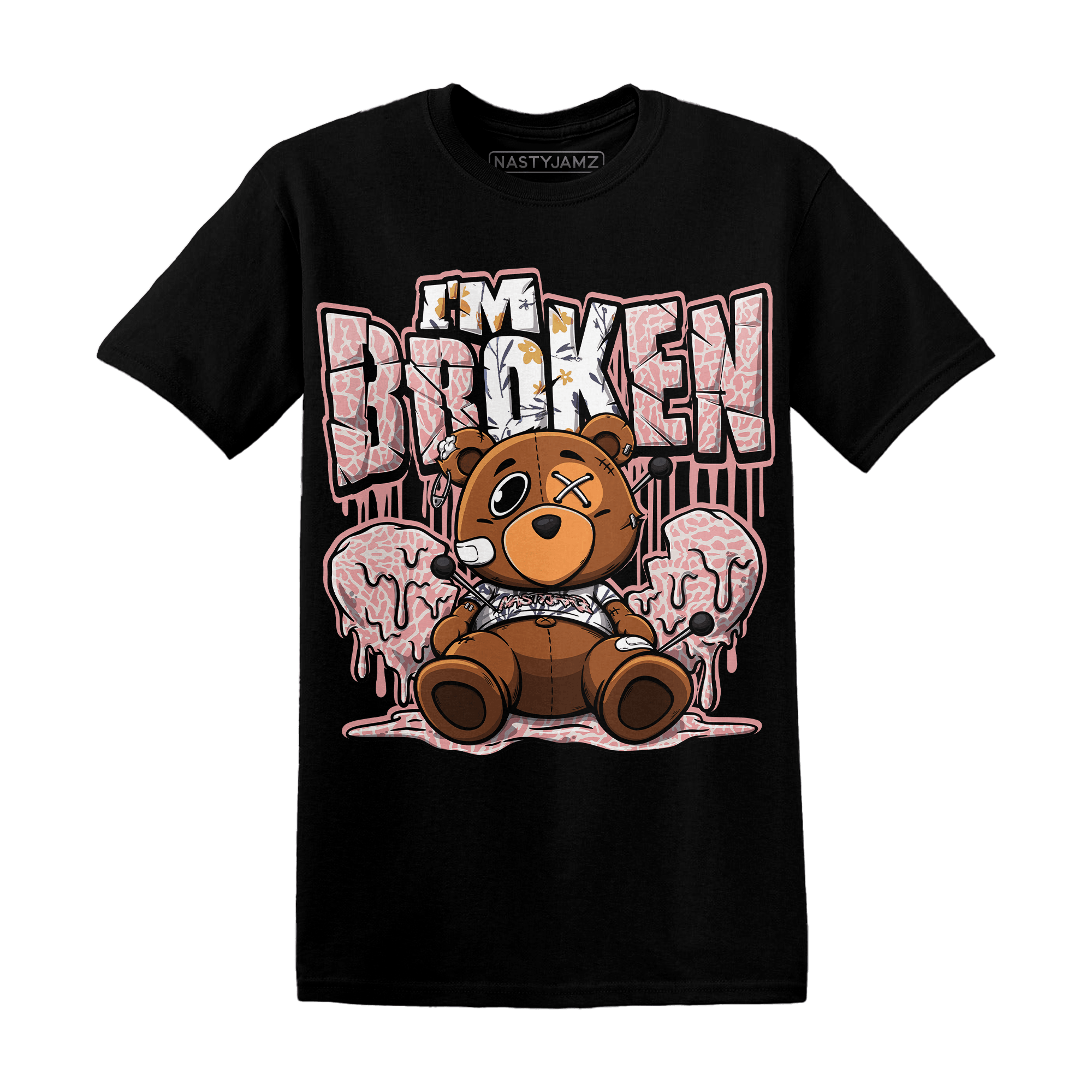 Red Stardust 3s T Shirt Im Broken BER - NastyJamz
