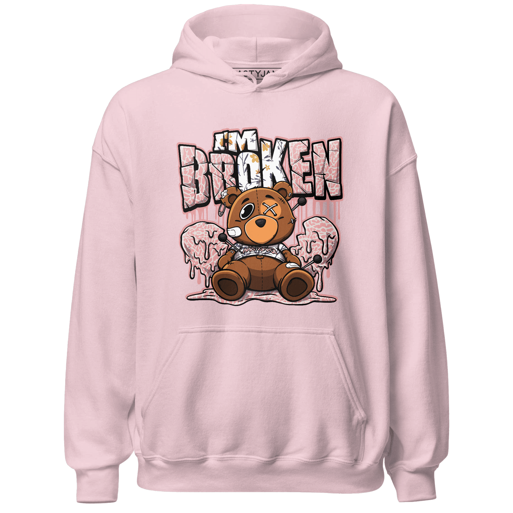 Red Stardust 3s Hoodie Match Im Broken BER - NastyJamz