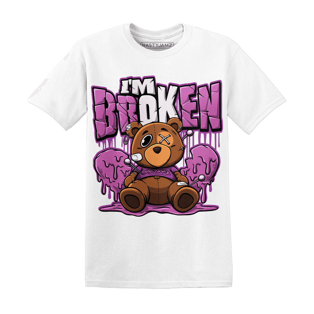 GS Hyper Violet 4s T Shirt Im Broken BER - NastyJamz