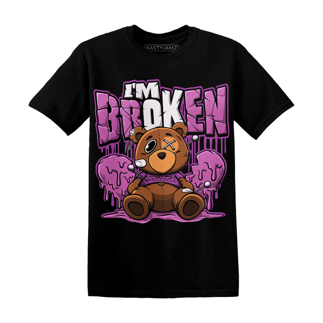 GS Hyper Violet 4s T Shirt Im Broken BER - NastyJamz
