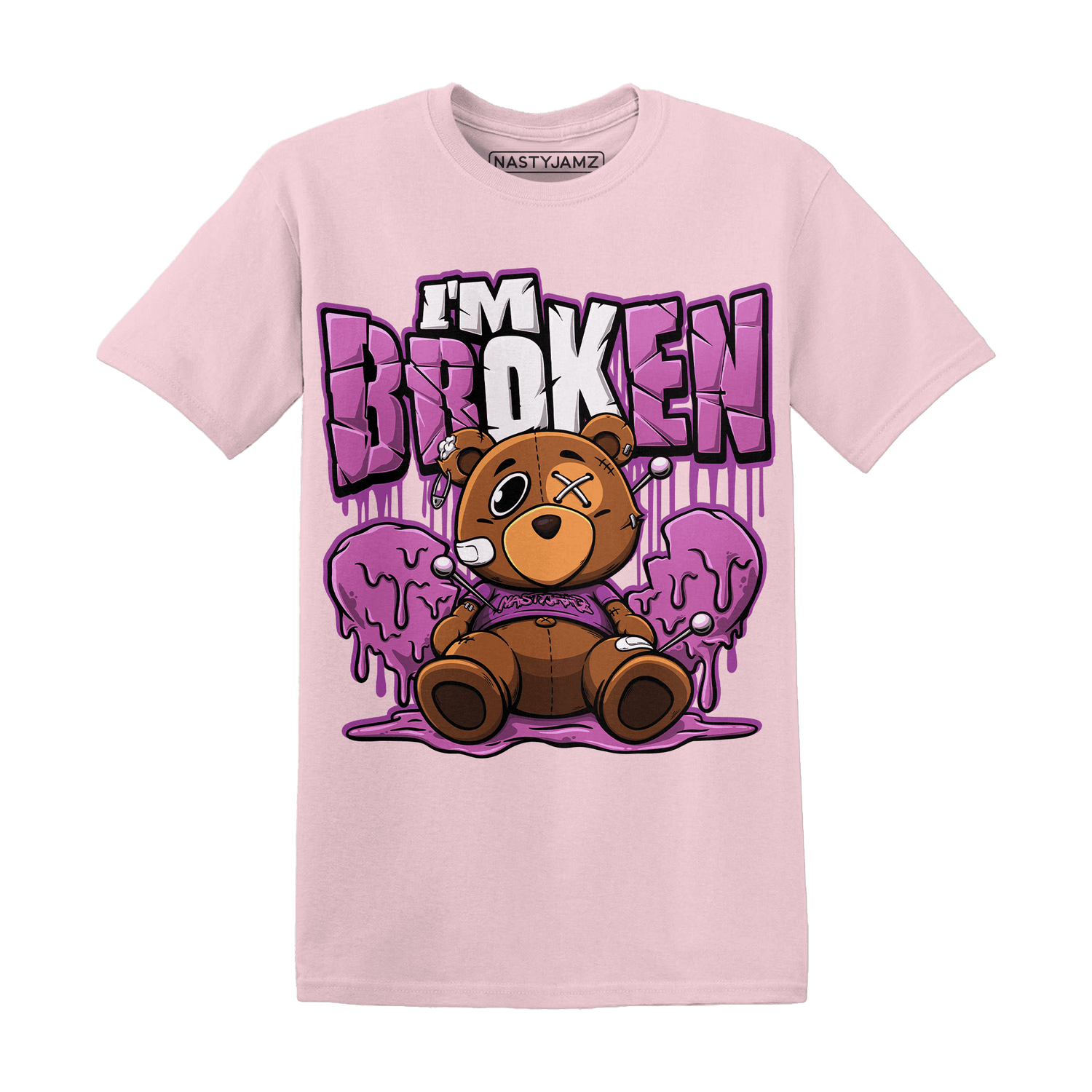 GS Hyper Violet 4s T Shirt Im Broken BER - NastyJamz