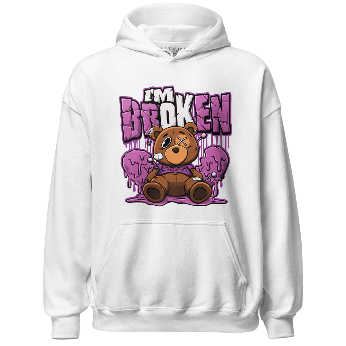 GS Hyper Violet 4s Hoodie Match Im Broken BER - NastyJamz
