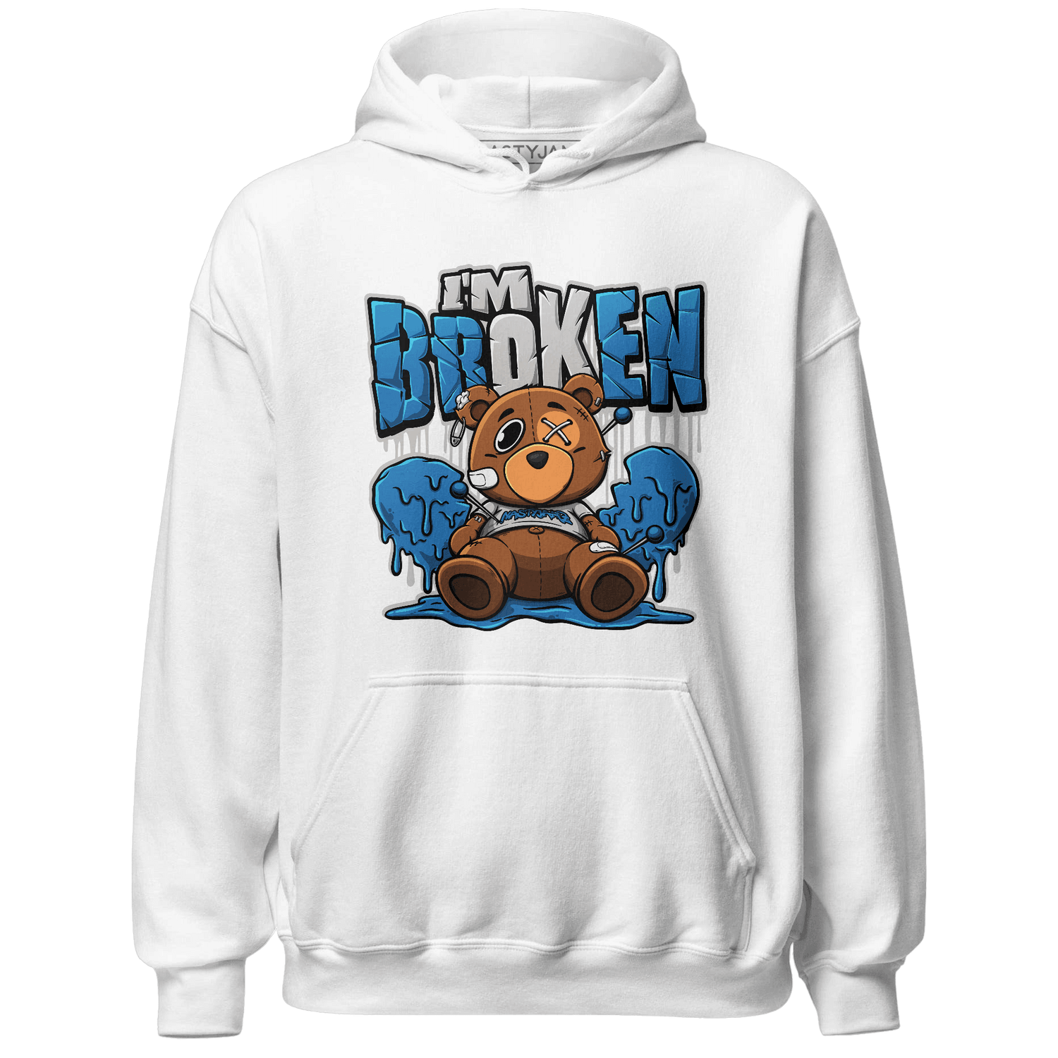 Industrial Blue 4s Hoodie Match Im Broken BER - NastyJamz