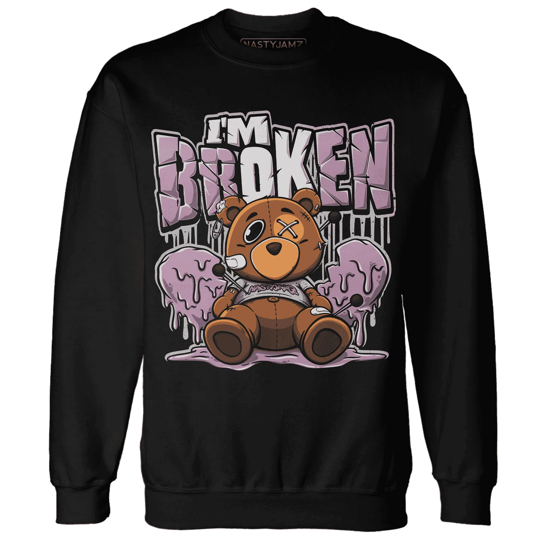 Orchid-Neutral-Grey-Black-White-4s-NastyJamz-Sweatshirt-Match-Im-Broken-BER