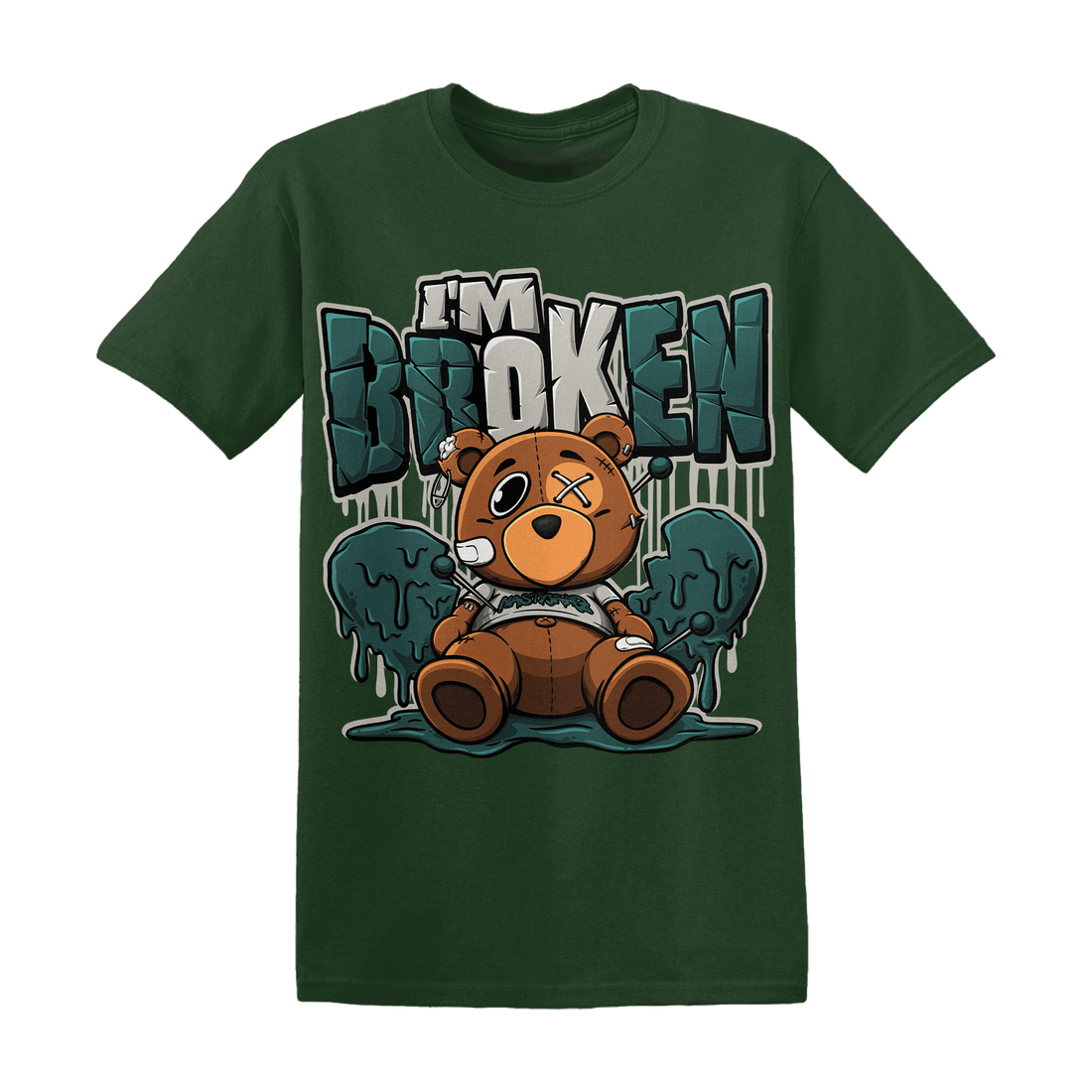 Oxidized Green 4s T Shirt Im Broken BER - NastyJamz
