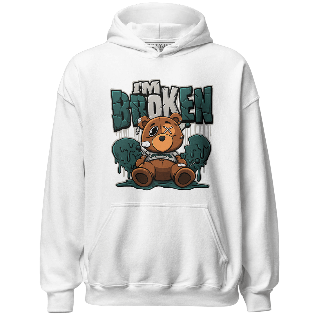Oxidized Green 4s Hoodie Match Im Broken BER - NastyJamz
