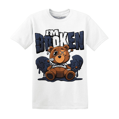 White-Navy-6s-T-Shirt-Match-Im-Broken-BER