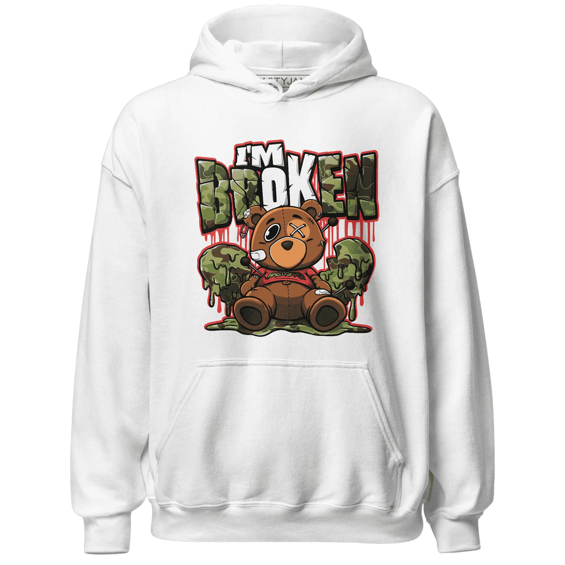 AM-90-Dark-Sage-Solar-Red-NastyJamz-Hoodie-Match-Im-Broken-BER