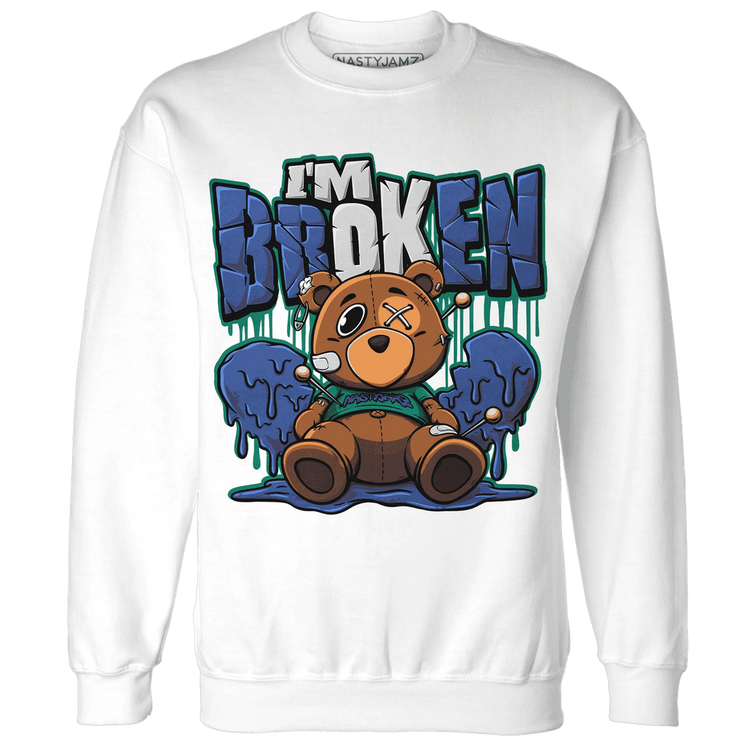 Dunk-Hyper-Royal-Malachite-NastyJamz-Sweatshirt-Match-Im-Broken-BER