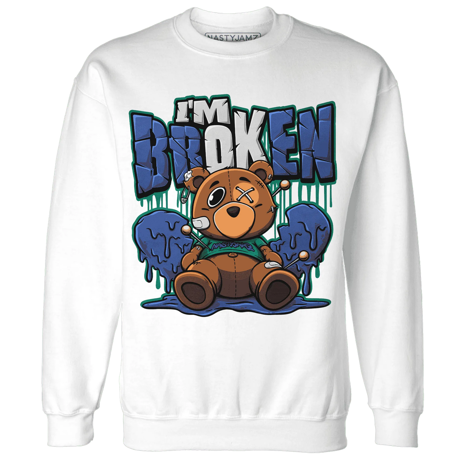 Dunk-Hyper-Royal-Malachite-NastyJamz-Sweatshirt-Match-Im-Broken-BER