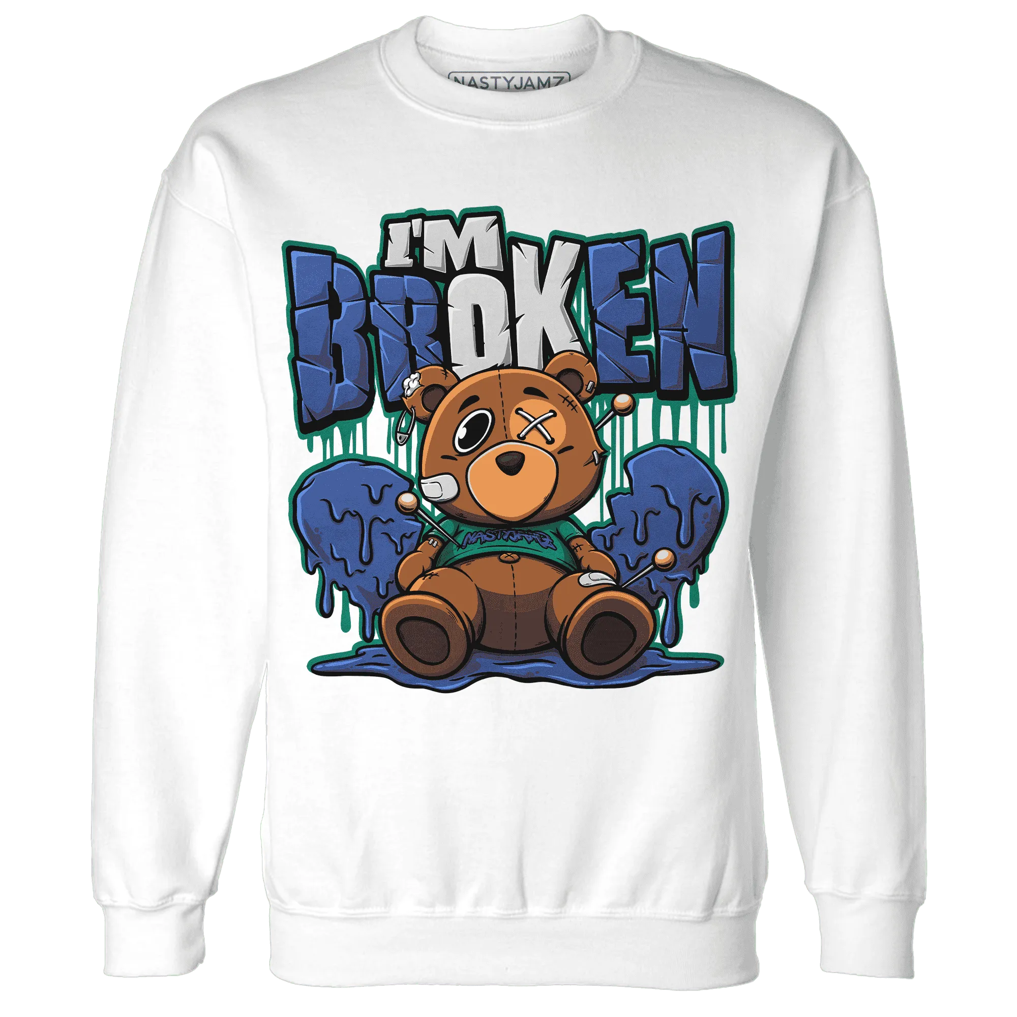 Dunk-Hyper-Royal-Malachite-NastyJamz-Sweatshirt-Match-Im-Broken-BER