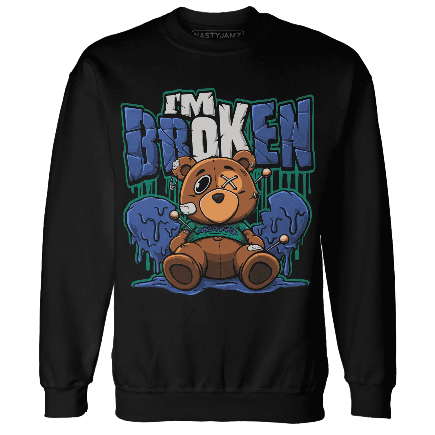 Dunk-Hyper-Royal-Malachite-NastyJamz-Sweatshirt-Match-Im-Broken-BER