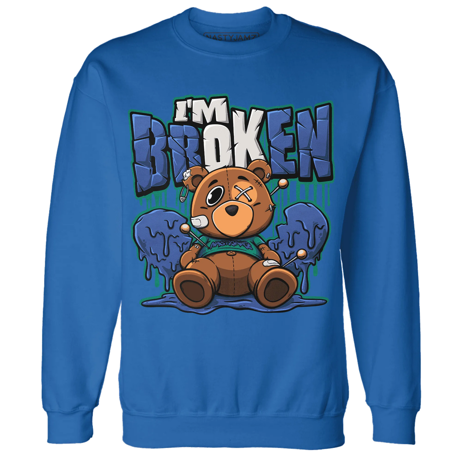 Dunk-Hyper-Royal-Malachite-NastyJamz-Sweatshirt-Match-Im-Broken-BER