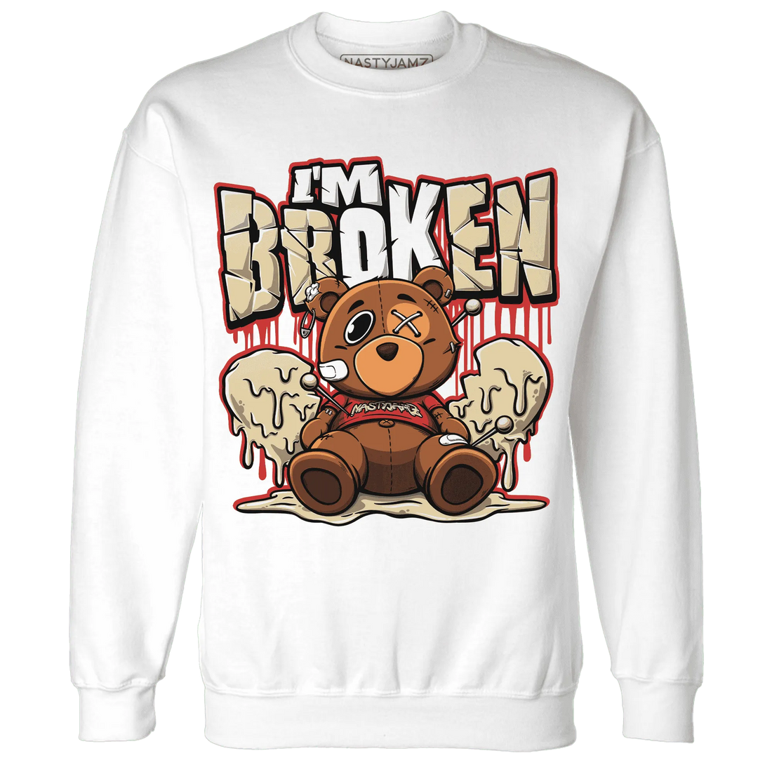 Dunk-Strawberry-Waffle-NastyJamz-Sweatshirt-Match-Im-Broken-BER