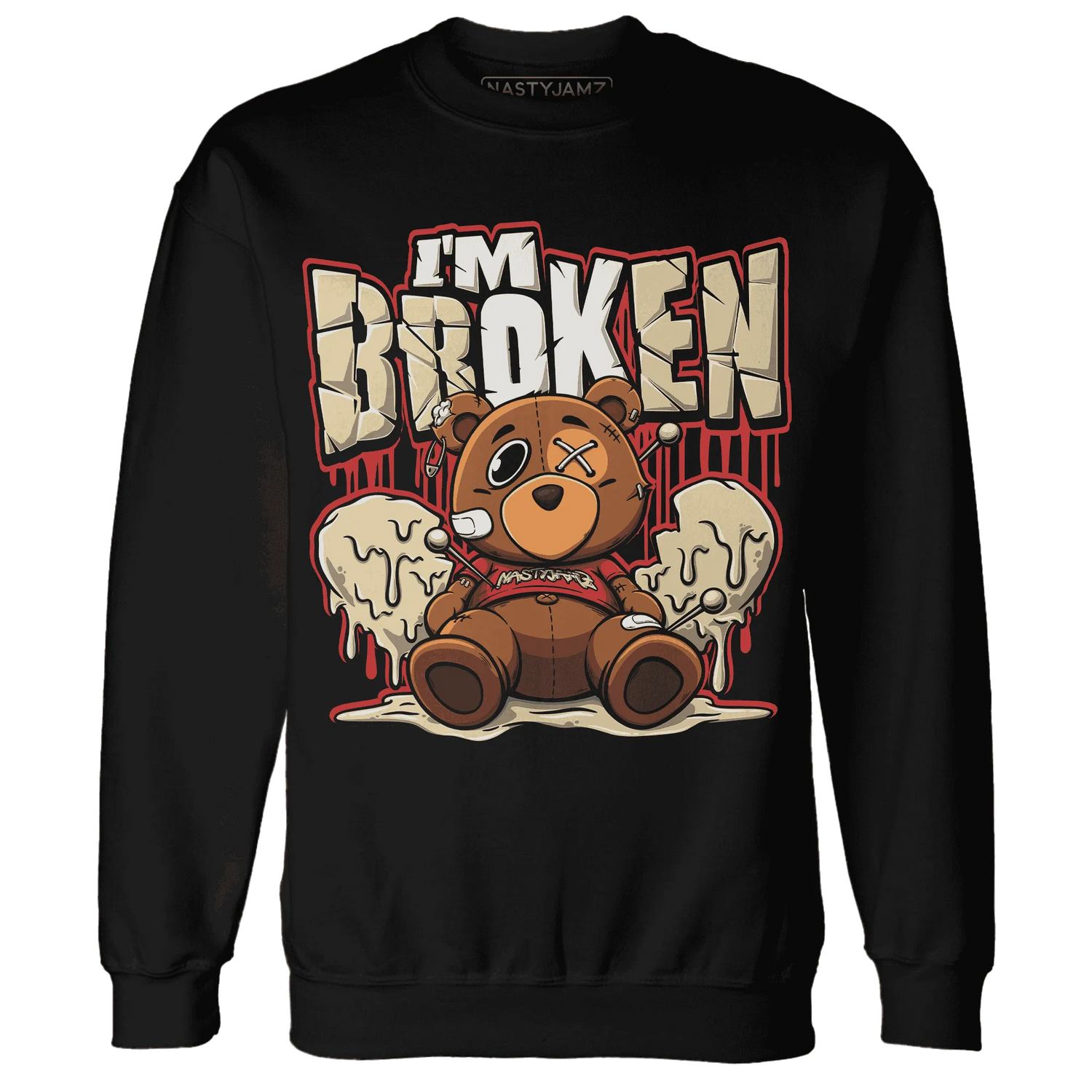 Dunk-Strawberry-Waffle-NastyJamz-Sweatshirt-Match-Im-Broken-BER